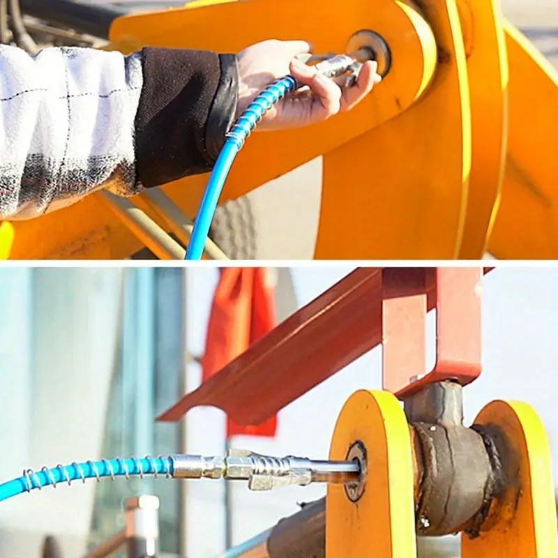 Lock-clamp high-pressure grease nozzle; new model grease gun tip; electric and manual grease guns; manual grease nozzles