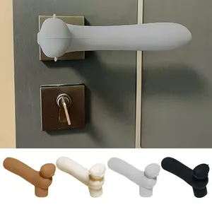 Silicone Doorknob Safety Cover Home Door Handle Knob Guard Protector Baby Child Protector Anti-collision Protection Handle Cover