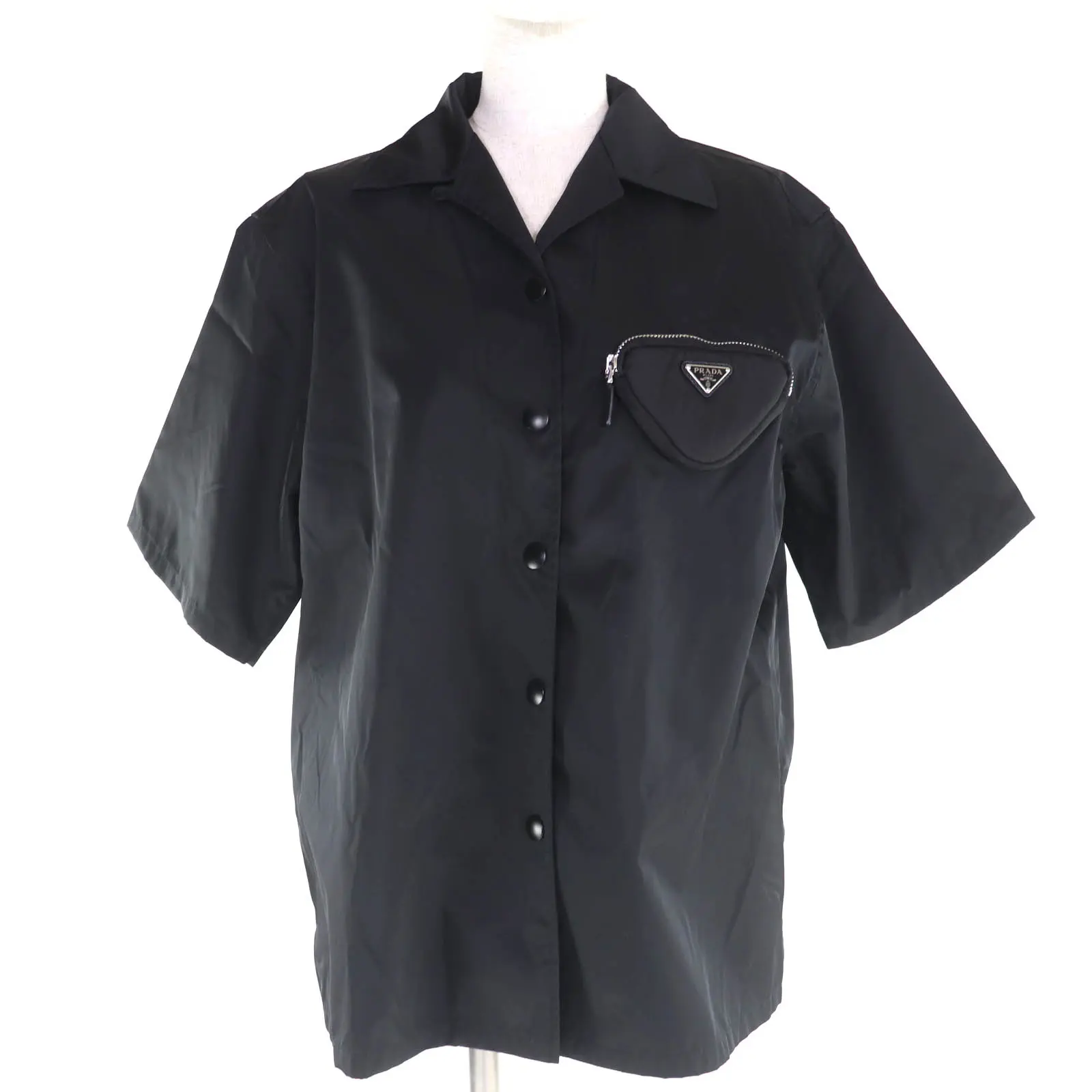 Pre-owned PRADA Others Small Leather Goods Recycled Polyamide Short Sleeve Shirt