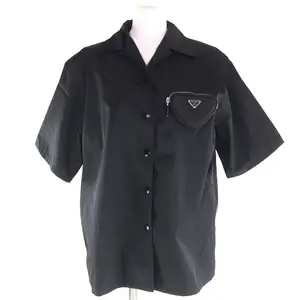 Pre-owned PRADA Others Small Leather Goods Recycled Polyamide Short Sleeve Shirt