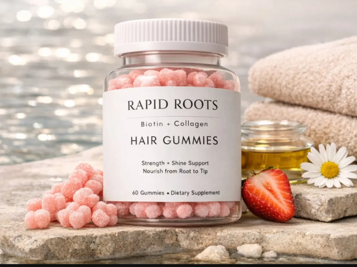 Rapid Roots - Biotin + Collagen Hair Growth Gummies