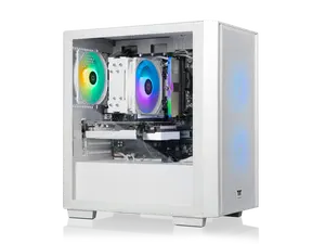 Thermaltake LCGS NE u2560S-H16 Gaming Desktop (Intel Core Ultra 5 250KF Plus, ToughRam 16GB DDR5 6000MT/s RGB Memory, NVIDIA GeForce RTX 5060, 1TB NVMe M.2, Wifi, Windows 11) N16S-B860-560-LCS