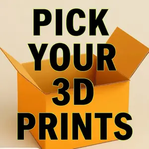 Build a Box Live Pick Your 3D Prints Live Event Selection