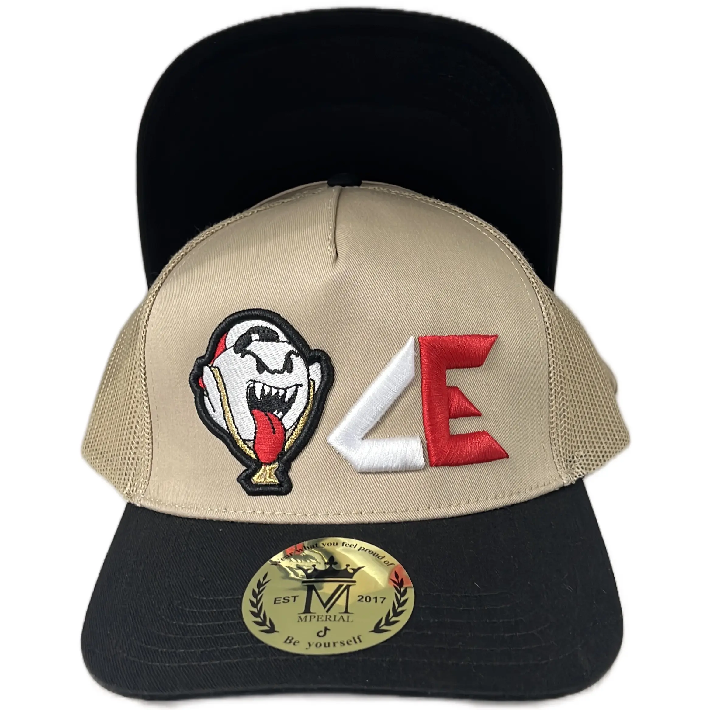 Comando Five Panel Khaki Trucker SnapBack