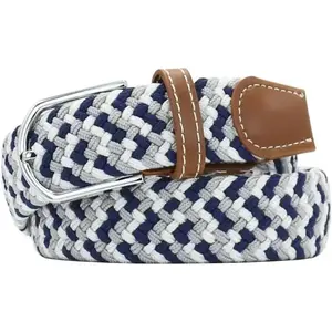 Multicolored Elastic Woven Golf Belts Casual Braided Stretch Belt for Men and Women Weave