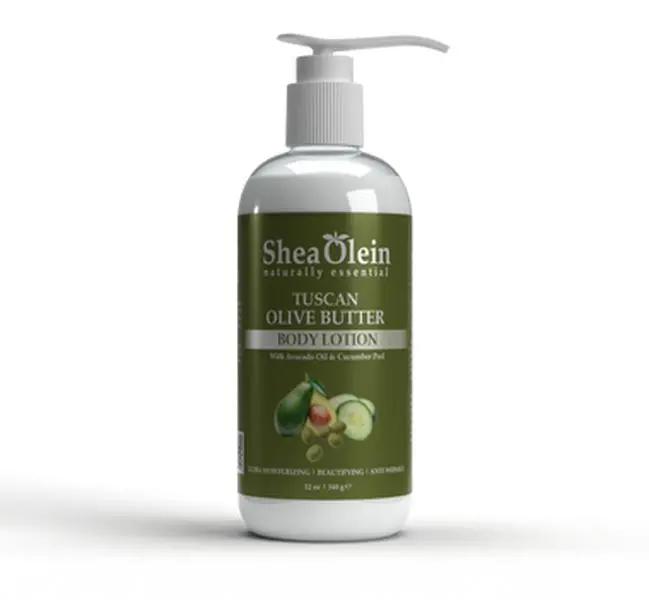 Organic Tuscan Olive Butter Body Lotion with Avocado Oil & Cucumber Peel
