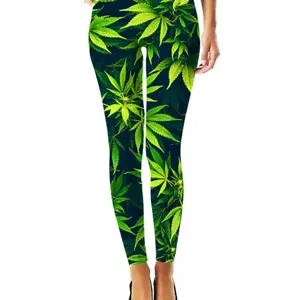 Weed Leaf 420 Leggings