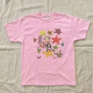 Paul Frank Pink Vintage Shirt, Y2K Cute Monkey Tee, 90s Graphic Shirt, Vintage Retro Style, Gift for Women/ Men