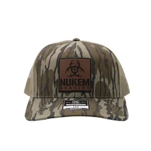 Nukem Pro Staff Hat - Mossy Oak BottomLand Camo, Lightweight & Breathable, Adjustable Fit, Ideal for Hunting & Outdoor Use