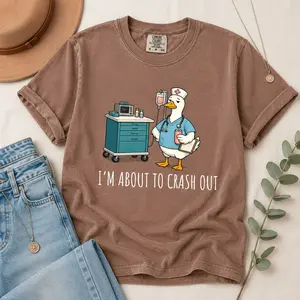Funny Silly Goose Nurse Shirt Comfort Colors - Nurse Appreciation Week Gifts Snarky Nurse Tshirt Night Shift Nurse CNA Shirt Nurse Shirt