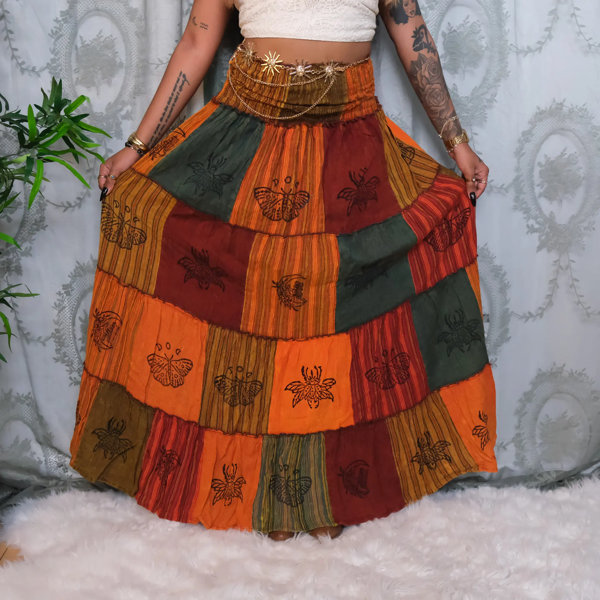 Boho Patchwork Multi Way Skirt Dress, Hippie Festival Maxi Dress, Handmade Cotton Gypsy Clothing, Convertible Long Summer Fairy core Outfit - TikTok Shop Boho Patchwork Multi Way Skirt Dress, Hippie Festival Maxi Dress, Handmade Cotton Gypsy Clothing, Convertible Long Summer Fairy core Outfit - TikTok Shop