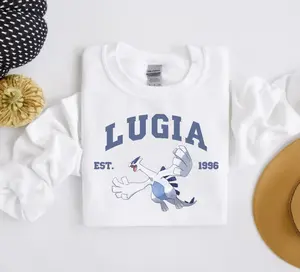Lugia Sweatshirt, Pkm Characters Sweatshirt, Anime Shirt