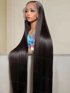 [32 Inch Only $129] Bling Hair 13x6 Lace Frontal Human Hair Wigs Brazilian Straight Lace Front Wigs For Black Women 13x4 Transparent Lace Wig Bleached Knots Nature Long Straight Hair Wig 180 Density Outdoorfun TikTokShop Memorialday