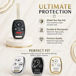 Honda Key Fob Covers Ultimate Protection Durable Shockproof for Accord, Civic. CR-V, Pilot, Odyssey