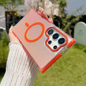 Magnetic For Magsafe Color Changing Phone Case For Samsung S26 S24 S25 Edge S23 Ultra S22 S21 Plus FE A56 A55 A54 A53 A05S Cover