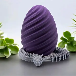 Infinite Spiral Mystery Dragon Egg - 3D Print Gift