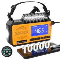 1 Pack Emergency Weather Radio(10000mAh/37000mWh)