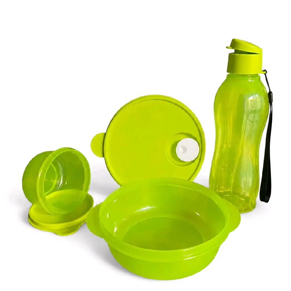 Tupperware Green Lunch set