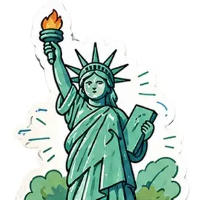 Statue of Liberty Stickers