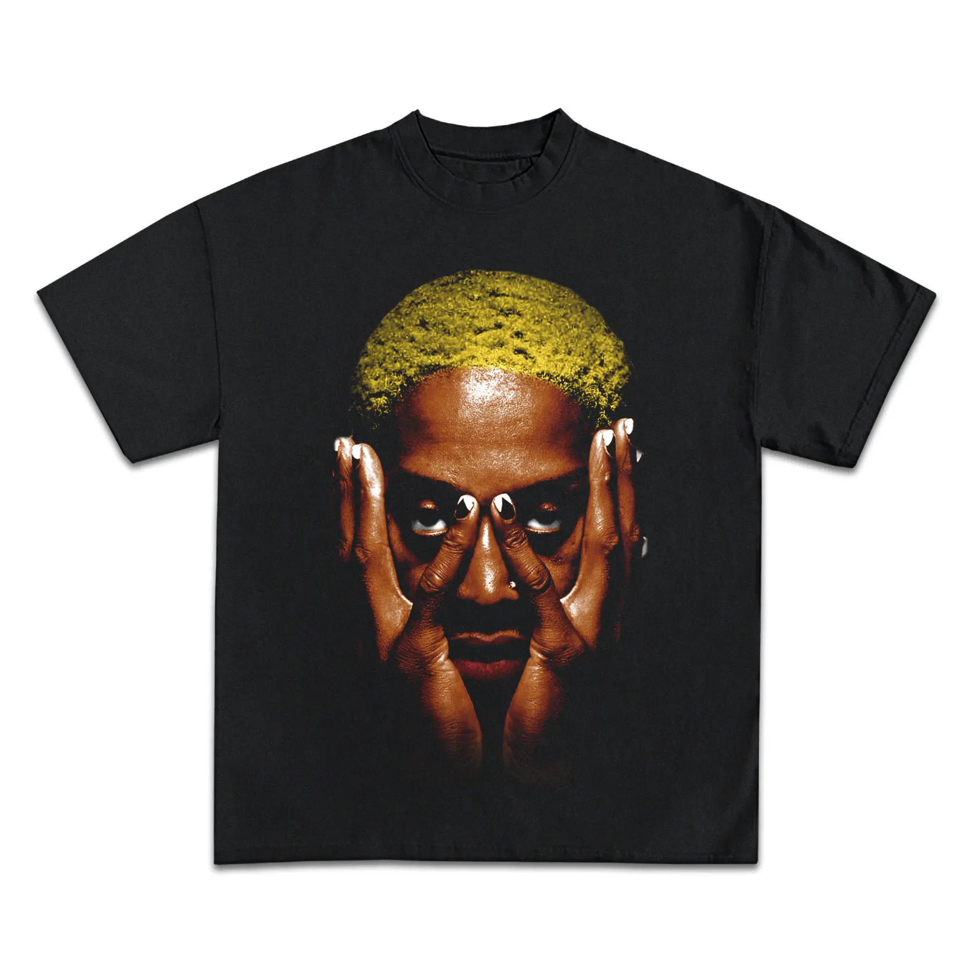 Dennis Rodman Jumbo Yellow - Vintage Graphic - Unisex Heavy Cotton Tee T-Shirt