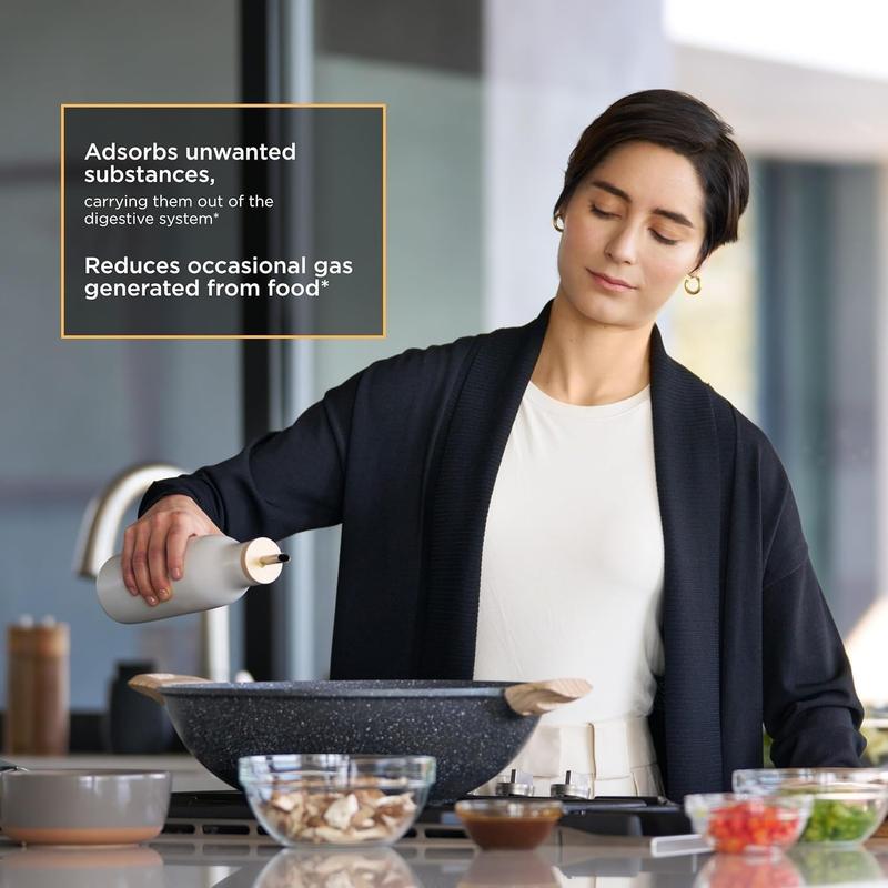 Integrative Therapeutics Activated Charcoal - Digestive & Gut Health Supplement* - Gastrointestinal Support* - Gluten-Free & Dairy-Free - 100 Capsules (50 Servings)