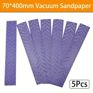 Purple sandpaper, vacuum hole design, suitable for efficient polishing of cars, walls, and wood, suitable for various sizes, block sandpaper