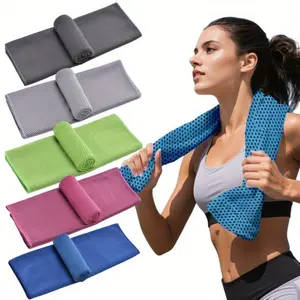 3PCS Cooling Towels, Soft Breathable Towels for Neck And Face, Microfiber Gym Towels for Men And Women, Ice-feel Absorbent Quick Dry Sweat Wrap, Cooling Head Towels for Camping, Workout, Yoga, Cycling,Golf, Running, Hiking, GYM, Cooling Neck Wrap