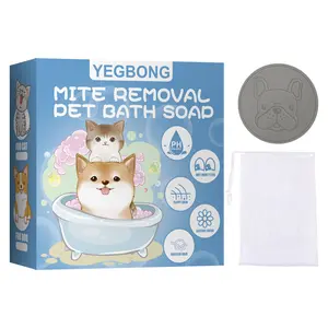 YEGBONG Mite Removal Pet Bath Soap Pet anti-mite shampoo soap antibacterial deodorizing cleaning bathing products for dogs and cats