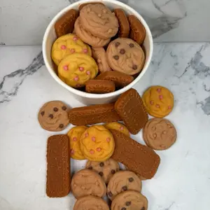 Cookie Bucket Variety Wax Melts - Assorted Cake Flavors for Aromatic Home Fragrance Candle Ornaments Decoration