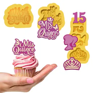 silicone Mold SET 15 AÑOS--SET4