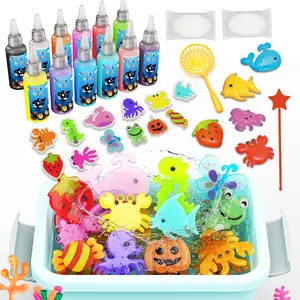 Fun Science Experiment Kit for Kids, DIY Magical 3D Water Genie, Creative Floating Toy, No Bake Painting for Ages 3+, Perfect Gift for Birthdays & Christmas, Art