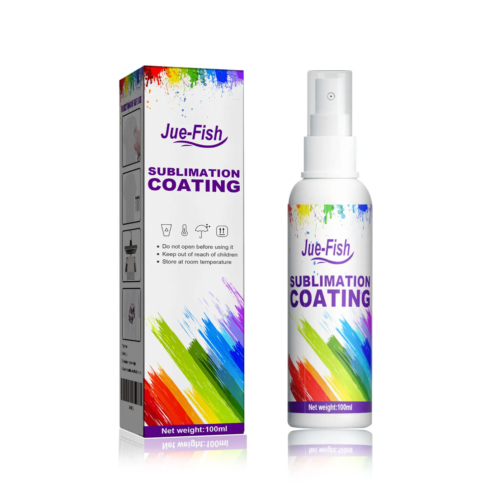 Sublimation Coating Spray with Glycerin & Silicone Resin for Clothing Heat Transfer - Wear-Resistant, Stain-Proof, Multi-Purpose, Good Adhesion, Good Color Transmission Effect, High Color Fastness, 3-Year Shelf Life