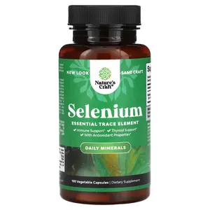 Nature's Craft Selenium, 200 mcg, 100 Vegetable Capsules