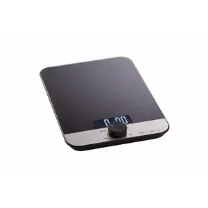 Digital Kitchen Scale with Glass Surface – 5kg / 5000ml Food Scale for Wet & Dry Ingredients, High Precision