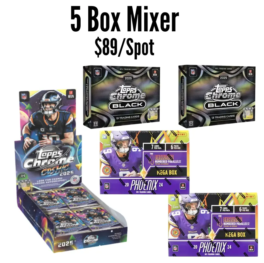 Break #6172: 5 Box  Pick Your Number / Random Team Mixer