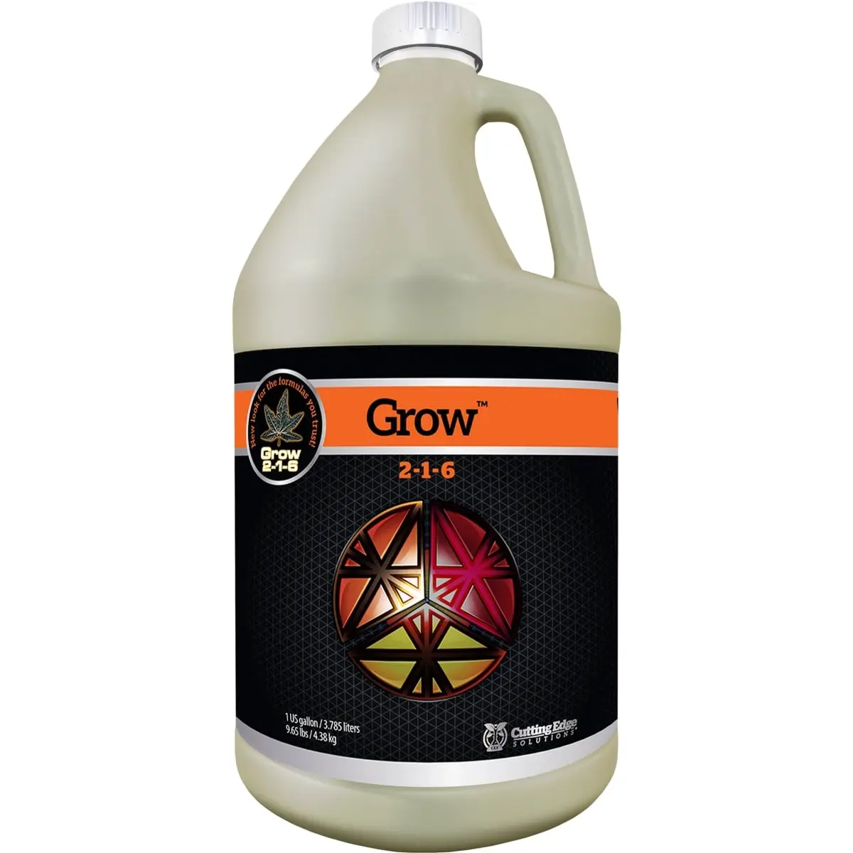Cutting Edge CES2203 1 gal 3-Part Base Family Plant Grow Formula, 2-1-6 NPK Ratio for Plant Health (Garden Soil Supplement for Home Improvement & Garden Supplies Use)