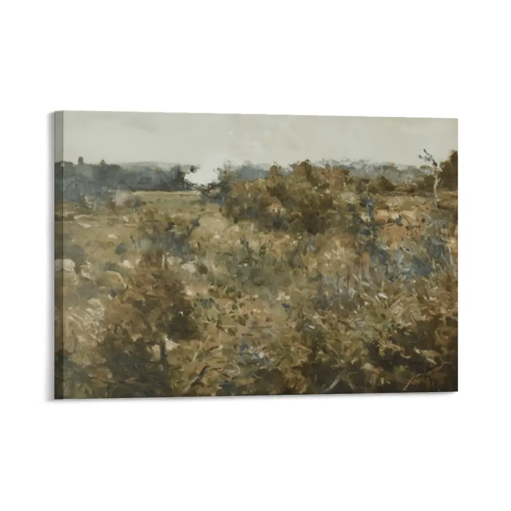 Thresholded Studio McGee Rustic Scene Canvas Wall Art - Lightweight Fade-Resistant Antique Prints, Multi-Size Home Wall Decoration Room Decor, Ideal Gift for Anime Osu Fans white solid wood frame waterproof design