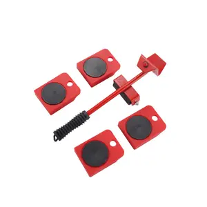Furniture mover and furniture lifter kit with wheels, 600 lbs capacity to move heavy furniture, 360 swivel wheels furniture dolly, sofa, refrigerator, cabinet peel and stick flooring.