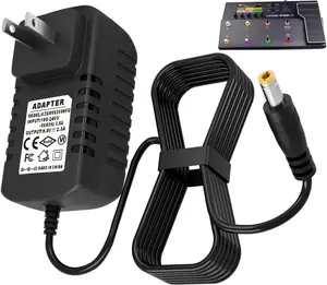 9V Power Adapter for Line 6 POD Go Guitar Effects Pedal Compatible for  Effect Pedals (Tip Negative)