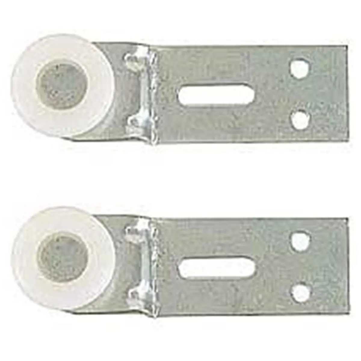 Cox Wardrobe Door Roller Assembly, 6.44 x 3.81 Inches, Top Hung Doors Offset Bracket with 6 Screws