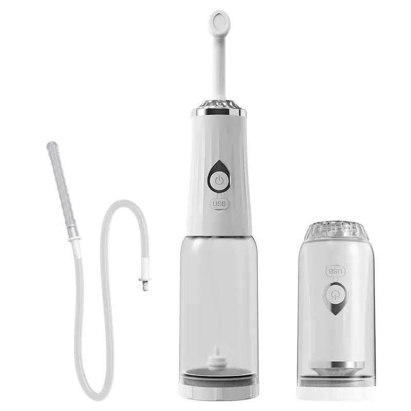 Electric Water Flosser Cordless for Teeth 4 Modes 240ML Tank Portable Rechargeable Dental Floss Irrigator Oral Care for Adults Best Gift Choice Daily Cleanser