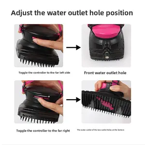 Horse Brush Horse Supplies Bath Brush Massage Brush Horse Supplies Water Spray Brush Pet Bath Brush Equestrian Supplies Brush