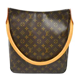 Pre-owned Louis Vuitton Canvas Shoulder Bags Looping GM Monogram Shoulder Bag