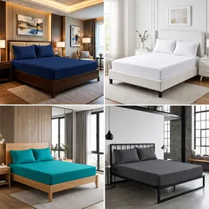 Orbit Vista Bedding Soft Microfibre Single Fitted Sheet 90 x 190 cm (40 cm) Deep Pocket Breathable Wrinkle Free Durable Elastic Mattress Cover Hotel Quality Easy Care Machine Washable