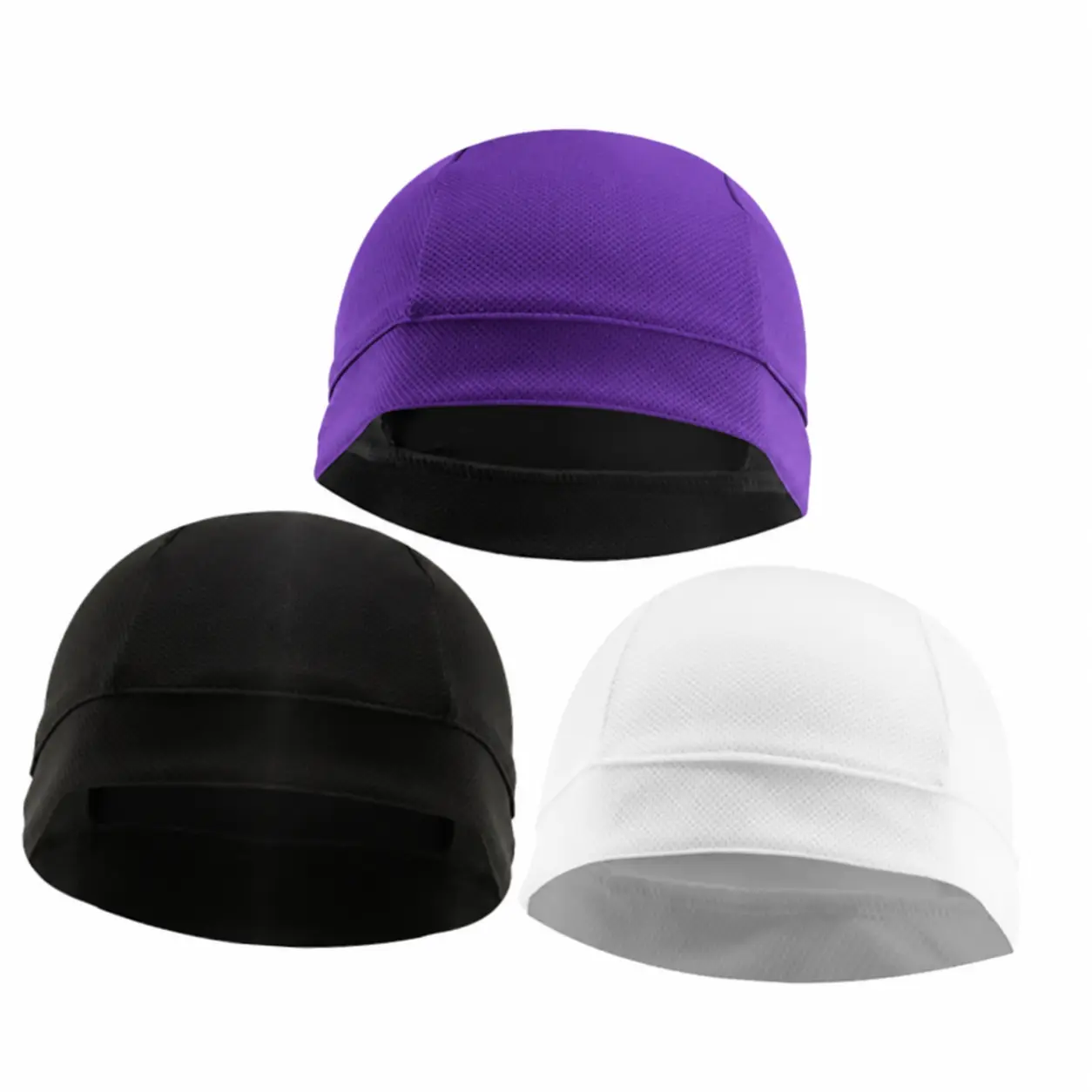 Men's 3PCS Skull Caps - Warm, Breathable Helmet Liner, Windproof Do-Rag with 2 Wearing Styles, Spring Gift for Boyfriend, Suitable for Cycling, Esports (All Seasons Fashion Accessory Skullcap)