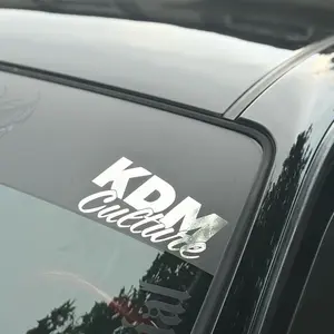 KDM Culture Decal - Car Window Sticker for Personalization