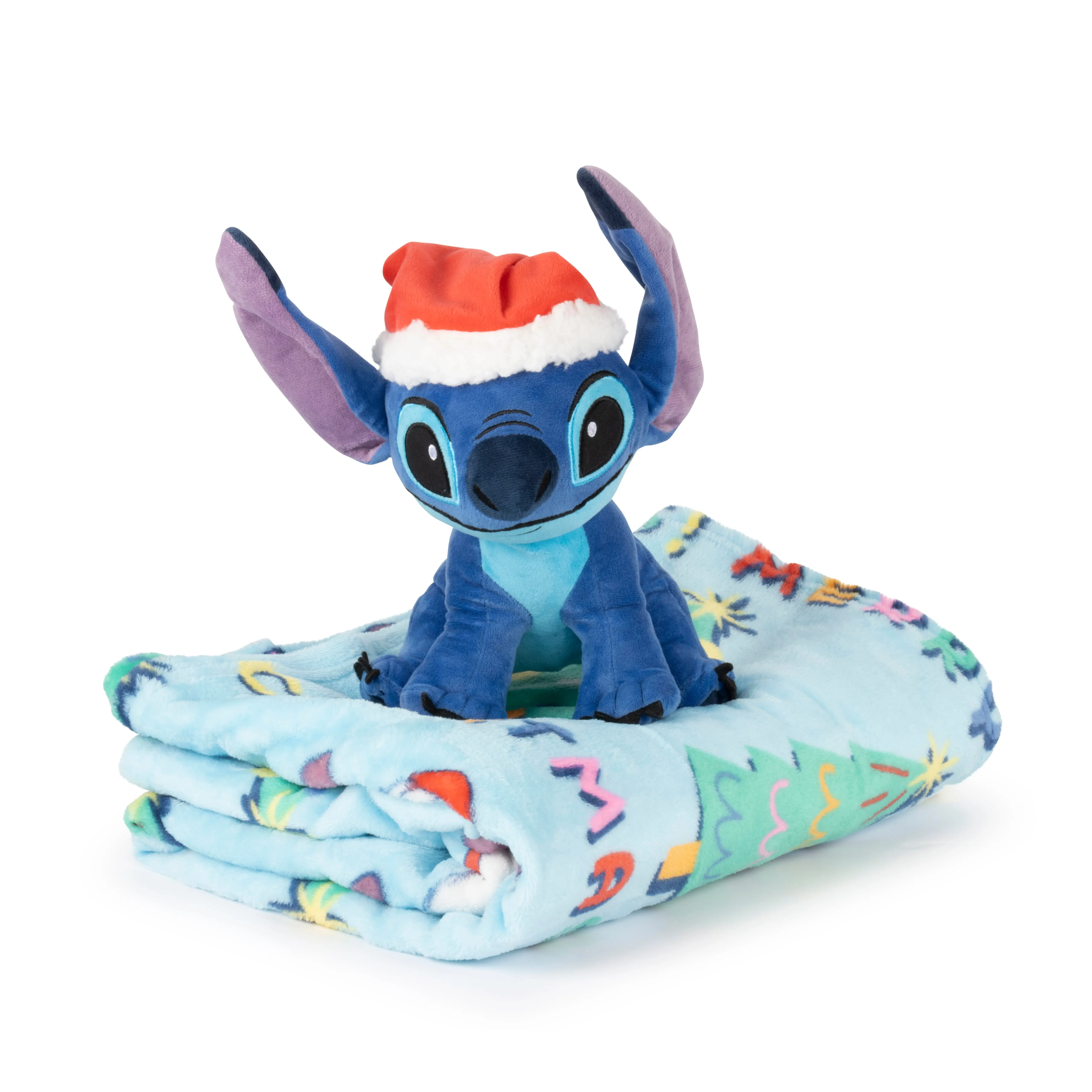 Jay Franco Official Licensed Character Throw Blankets & Huggable Pillow Buddies - Blanket Gifts, Soft Microfibre, Machine Washable - Cozy Warm, Soft Cozy - Featuring Bluey, Lilo and Stitch, Mickey Mouse, Cozy Warm Blanket