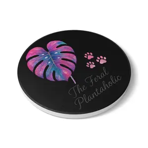 Colorful Monstera Leaf Ceramic Coaster for Plant Lovers, Perfect Gift for Home Decor, Housewarming, or Plant Enthusiasts