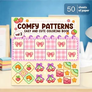 Comfy Patterns Coloring Book for Adults and Youngsters - Bold and Easy Designs, Bold Simplistic Design, Relaxing Animals, Landscapes, Flowers, Patterns, Cute Things & More, Relaxing Themes - Art Therapeutic Coloring Book for Creativity Development