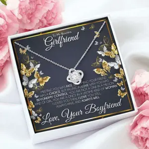 Girlfriend Necklace, Valentine’S Day Necklace Gift For Girlfriend From Boyfriend, Promise Necklace Gift For Fiance 608, Friendship necklace, matching sets, BFF gifts, meaningful jewelry, best friend forever